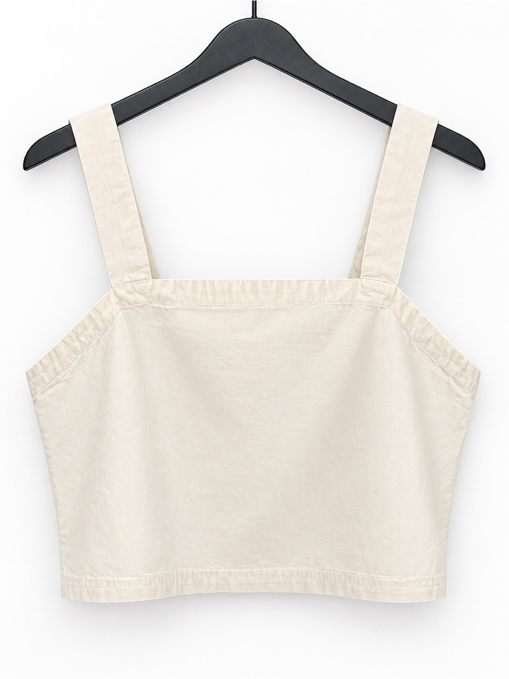 Vans cream cropped tank top